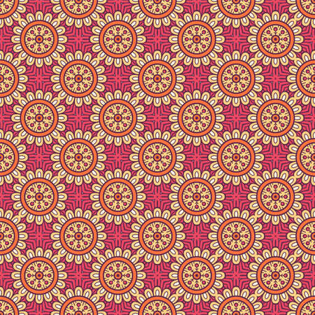 luxury ornamental mandala design backgroundのイラスト素材