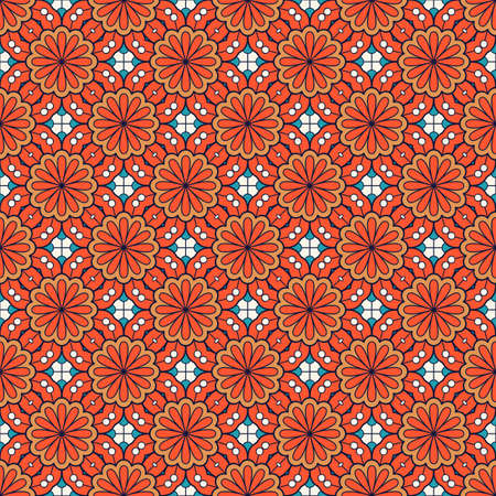 luxury ornamental mandala design backgroundのイラスト素材