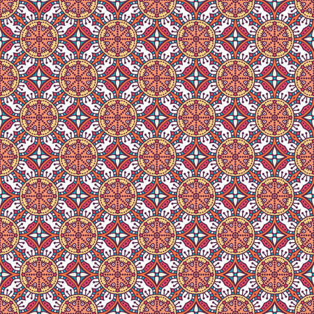 luxury ornamental mandala design backgroundのイラスト素材