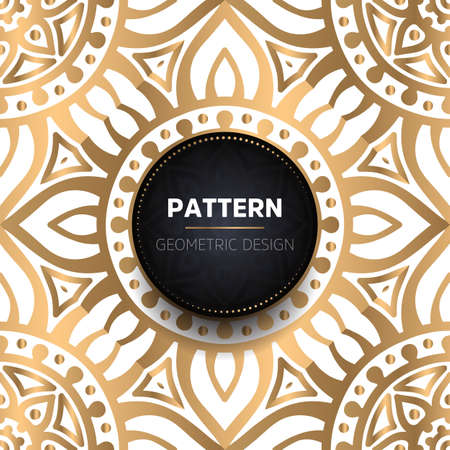 luxury ornamental mandala design backgroundのイラスト素材