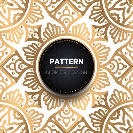 luxury ornamental mandala design backgroundのイラスト素材