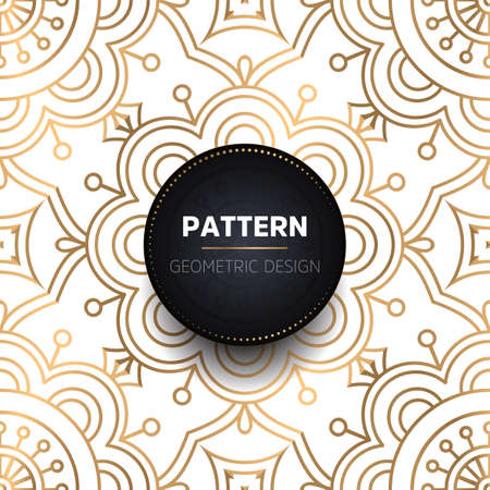 luxury ornamental mandala design backgroundのイラスト素材