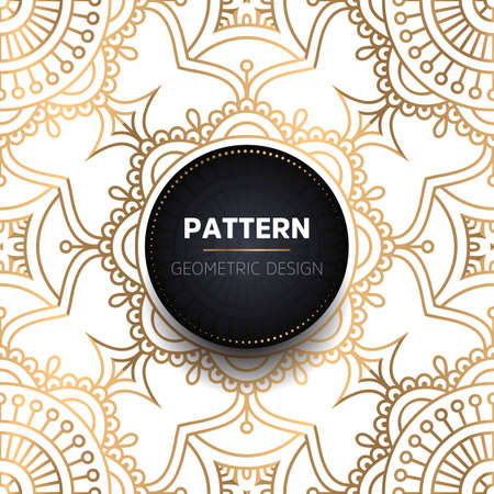 luxury ornamental mandala design backgroundのイラスト素材