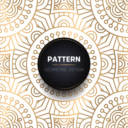 luxury ornamental mandala design backgroundのイラスト素材
