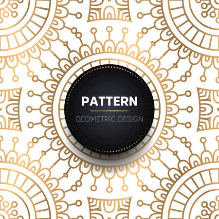luxury ornamental mandala design backgroundのイラスト素材