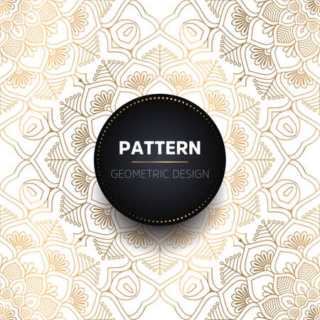 luxury ornamental mandala design backgroundのイラスト素材