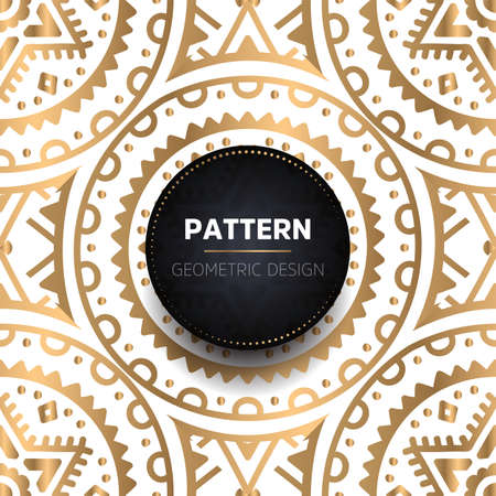 luxury ornamental mandala design backgroundのイラスト素材