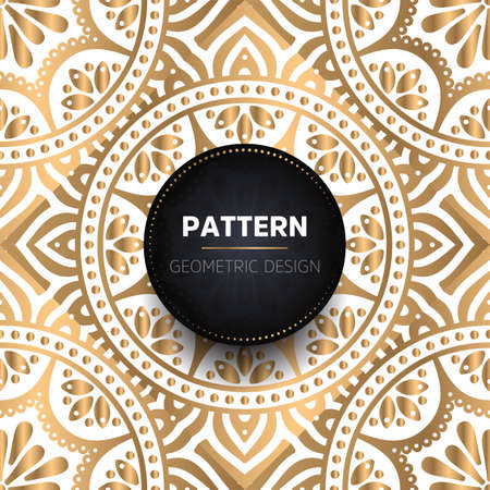luxury ornamental mandala design backgroundのイラスト素材