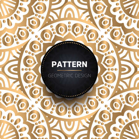 luxury ornamental mandala design backgroundのイラスト素材
