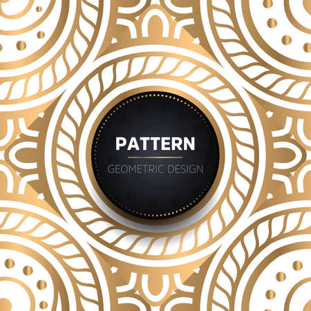 luxury ornamental mandala design backgroundのイラスト素材