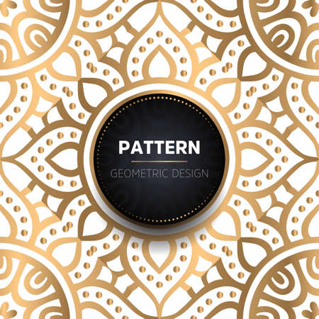 luxury ornamental mandala design backgroundのイラスト素材
