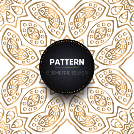 luxury ornamental mandala design backgroundのイラスト素材