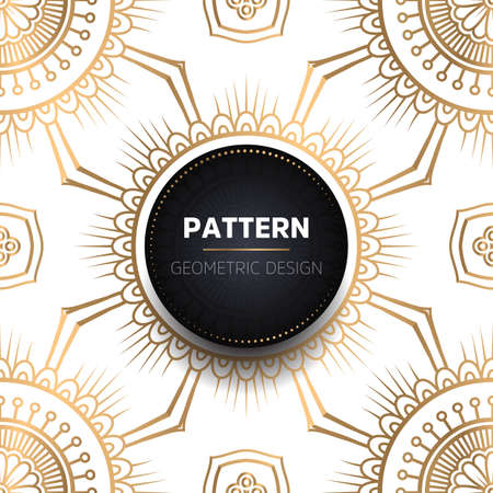 luxury ornamental mandala design backgroundのイラスト素材