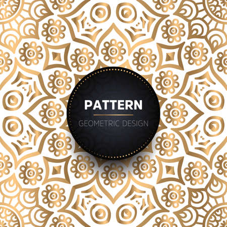 luxury ornamental mandala design backgroundのイラスト素材