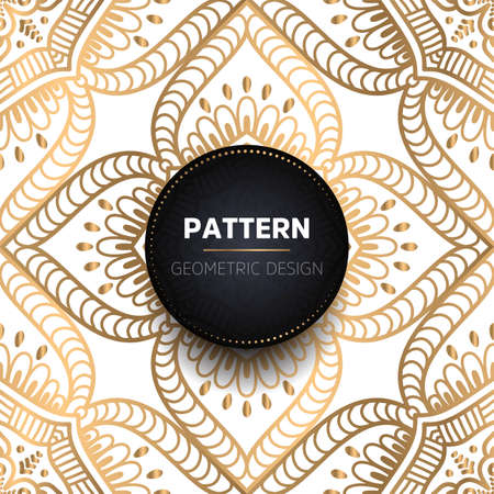 luxury ornamental mandala design backgroundのイラスト素材