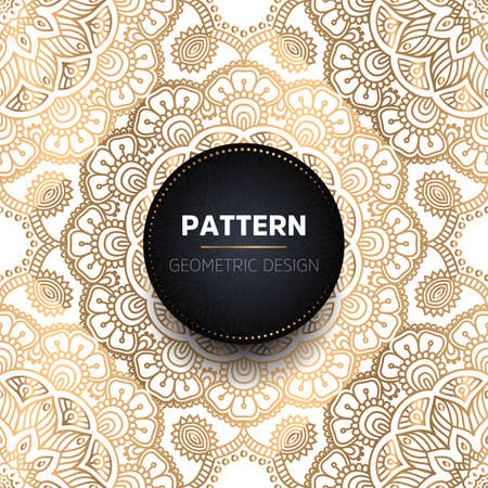 luxury ornamental mandala design backgroundのイラスト素材