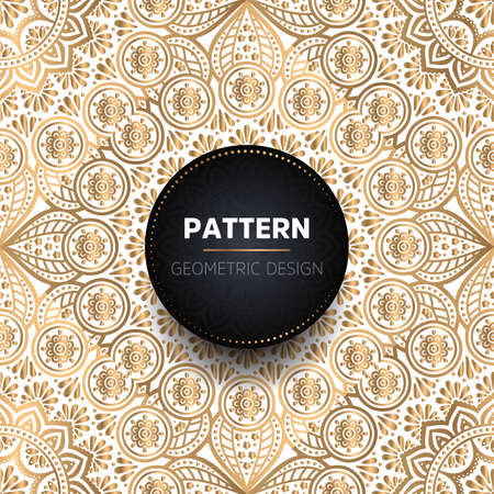 luxury ornamental mandala design backgroundのイラスト素材