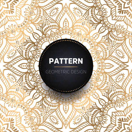 luxury ornamental mandala design backgroundのイラスト素材