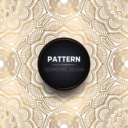 luxury ornamental mandala design backgroundのイラスト素材