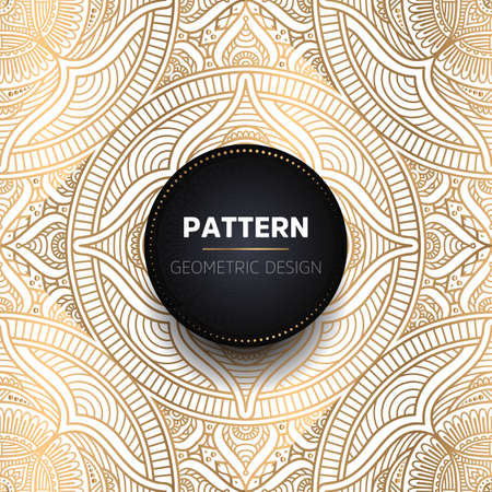 luxury ornamental mandala design backgroundのイラスト素材