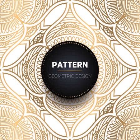 luxury ornamental mandala design backgroundのイラスト素材