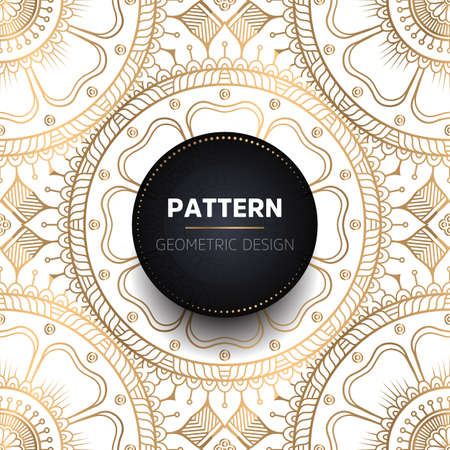 luxury ornamental mandala design backgroundのイラスト素材
