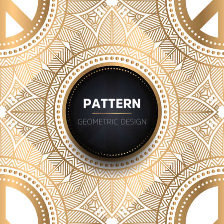 luxury ornamental mandala design backgroundのイラスト素材