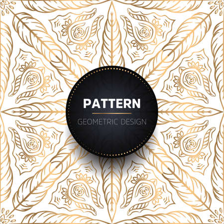 luxury ornamental mandala design backgroundのイラスト素材