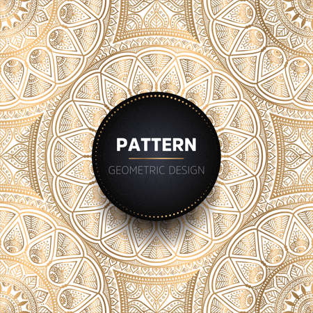 luxury ornamental mandala design backgroundのイラスト素材