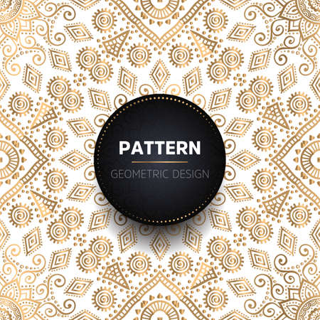 luxury ornamental mandala design backgroundのイラスト素材