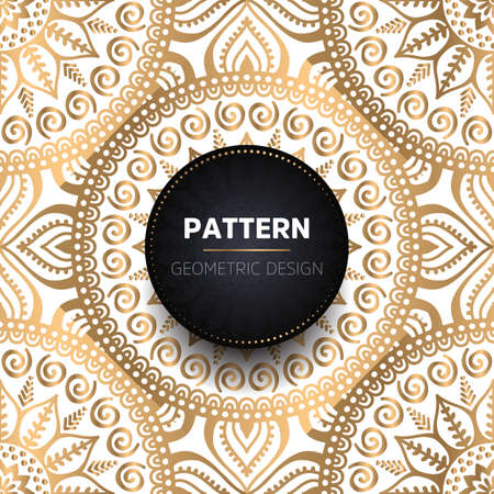 luxury ornamental mandala design backgroundのイラスト素材