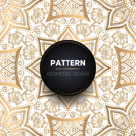 luxury ornamental mandala design backgroundのイラスト素材
