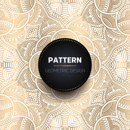 luxury ornamental mandala design backgroundのイラスト素材