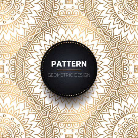 luxury ornamental mandala design backgroundのイラスト素材