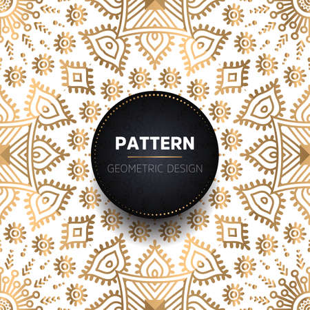 luxury ornamental mandala design backgroundのイラスト素材