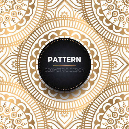 luxury ornamental mandala design backgroundのイラスト素材