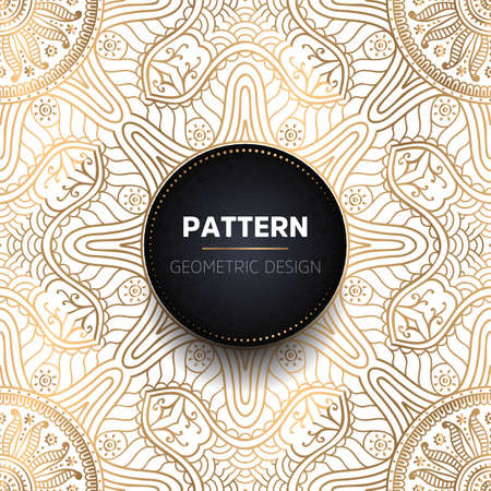 luxury ornamental mandala design backgroundのイラスト素材