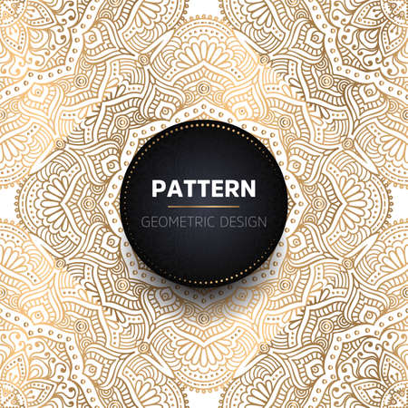 luxury ornamental mandala design backgroundのイラスト素材