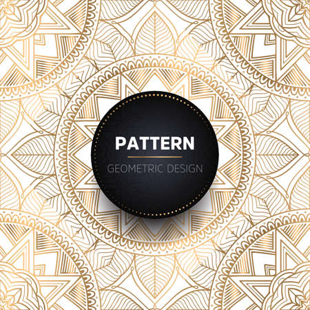 luxury ornamental mandala design backgroundのイラスト素材