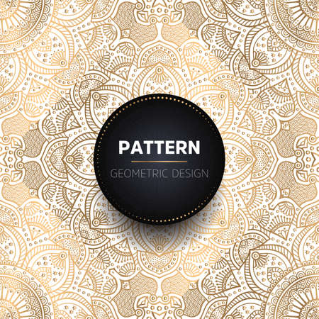 luxury ornamental mandala design backgroundのイラスト素材
