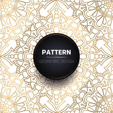 luxury ornamental mandala design backgroundのイラスト素材
