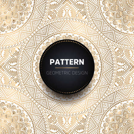 luxury ornamental mandala design backgroundのイラスト素材