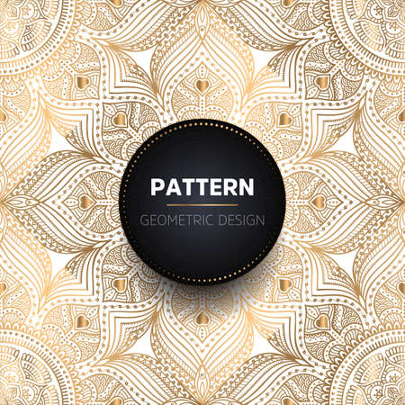 luxury ornamental mandala design backgroundのイラスト素材