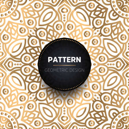 luxury ornamental mandala design backgroundのイラスト素材