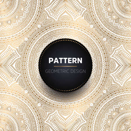 luxury ornamental mandala design backgroundのイラスト素材