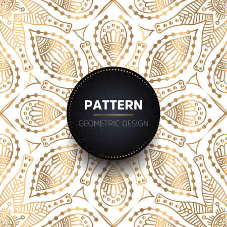 luxury ornamental mandala design backgroundのイラスト素材