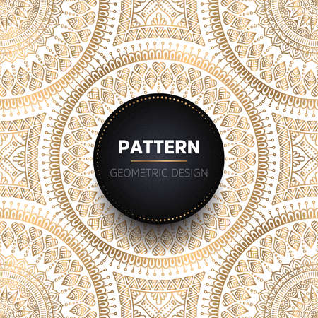 luxury ornamental mandala design backgroundのイラスト素材