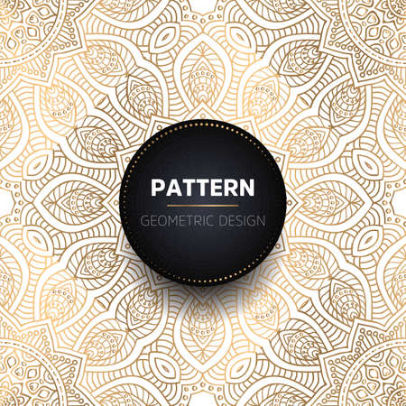 luxury ornamental mandala design backgroundのイラスト素材