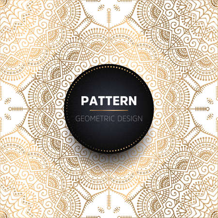 luxury ornamental mandala design backgroundのイラスト素材