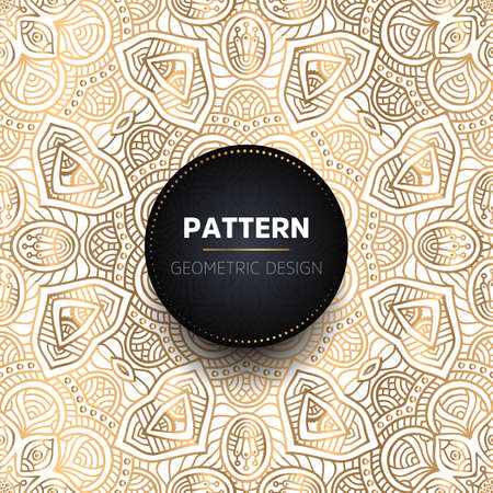luxury ornamental mandala design backgroundのイラスト素材